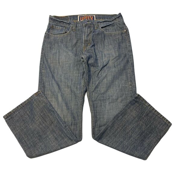 Vintage Levi's 514 Jeans Slim Straight Men's 33x30 Denim 100% Cotton Medium Wash - Picture 6 of 11